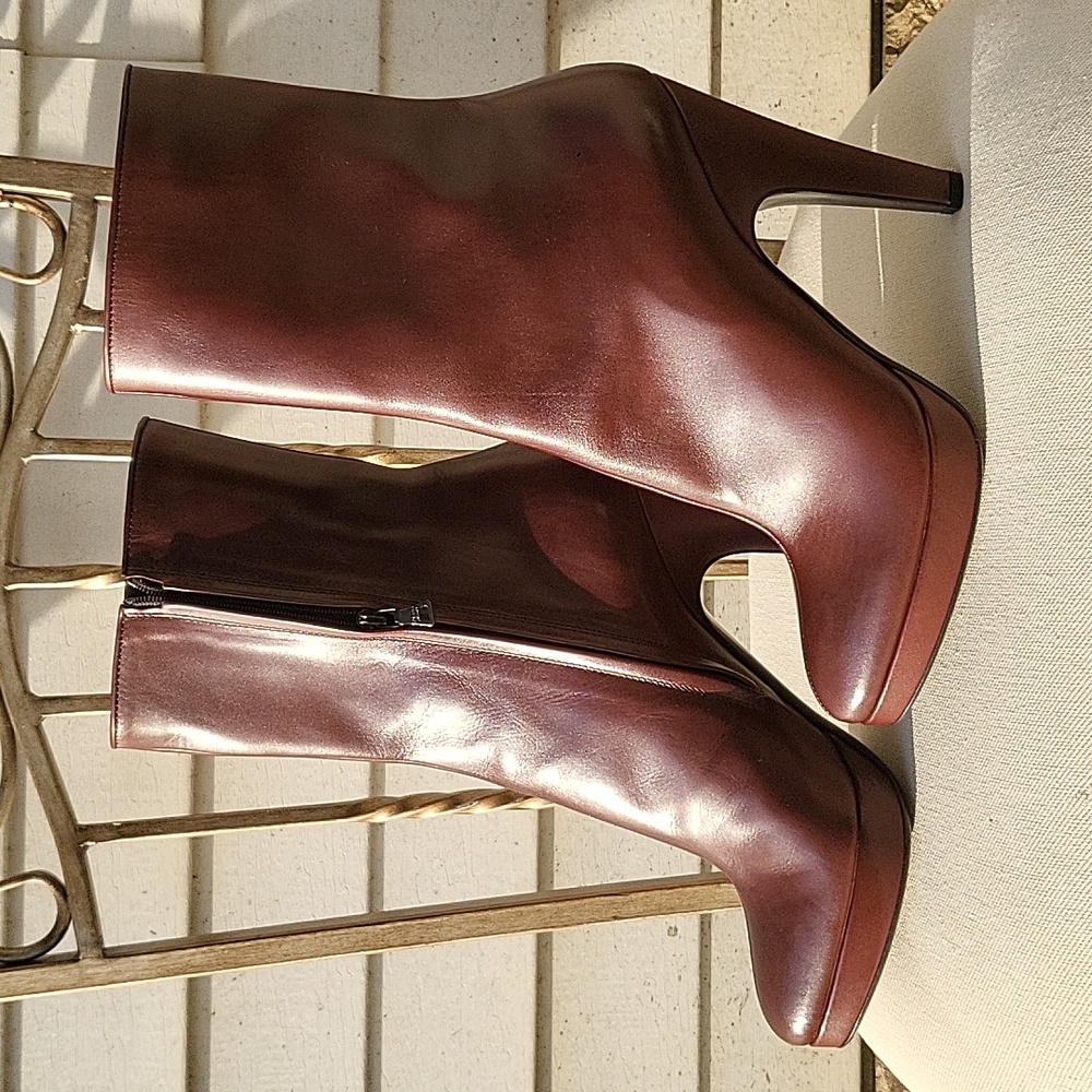 Brown Prada boots